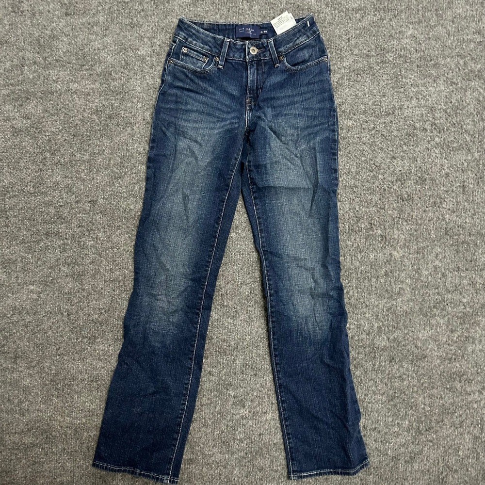Levi's Jeans Womens Size 0/25 Dark Wash Bold Curve Classic Straight Leg Stretch